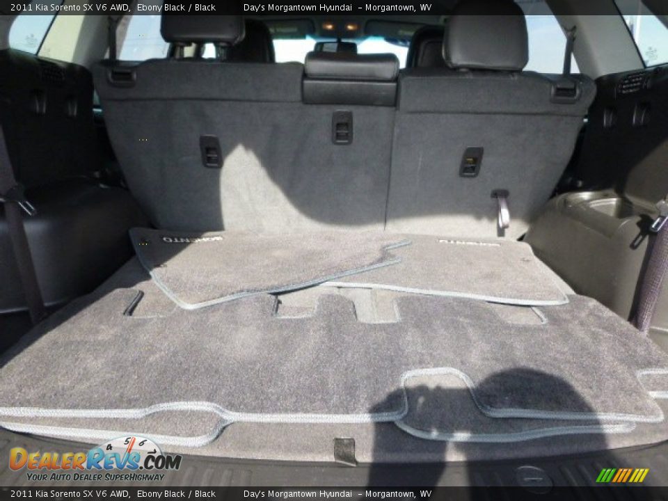 2011 Kia Sorento SX V6 AWD Ebony Black / Black Photo #7