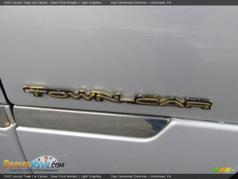 2002 Lincoln Town Car Cartier Silver Frost Metallic / Light Graphite Photo #9
