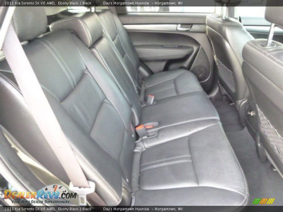 2011 Kia Sorento SX V6 AWD Ebony Black / Black Photo #20