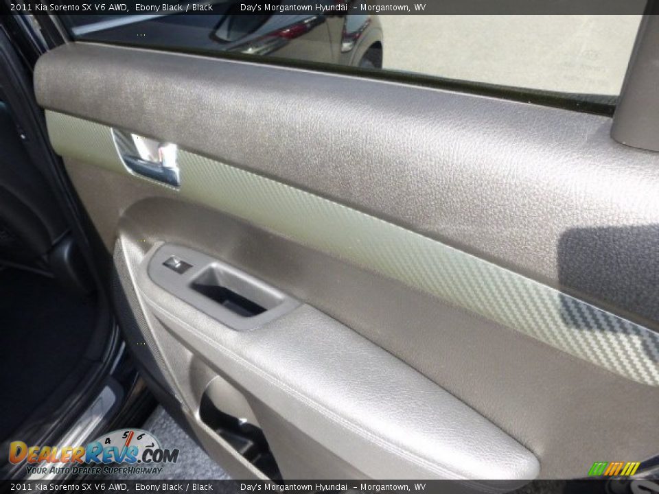 2011 Kia Sorento SX V6 AWD Ebony Black / Black Photo #21