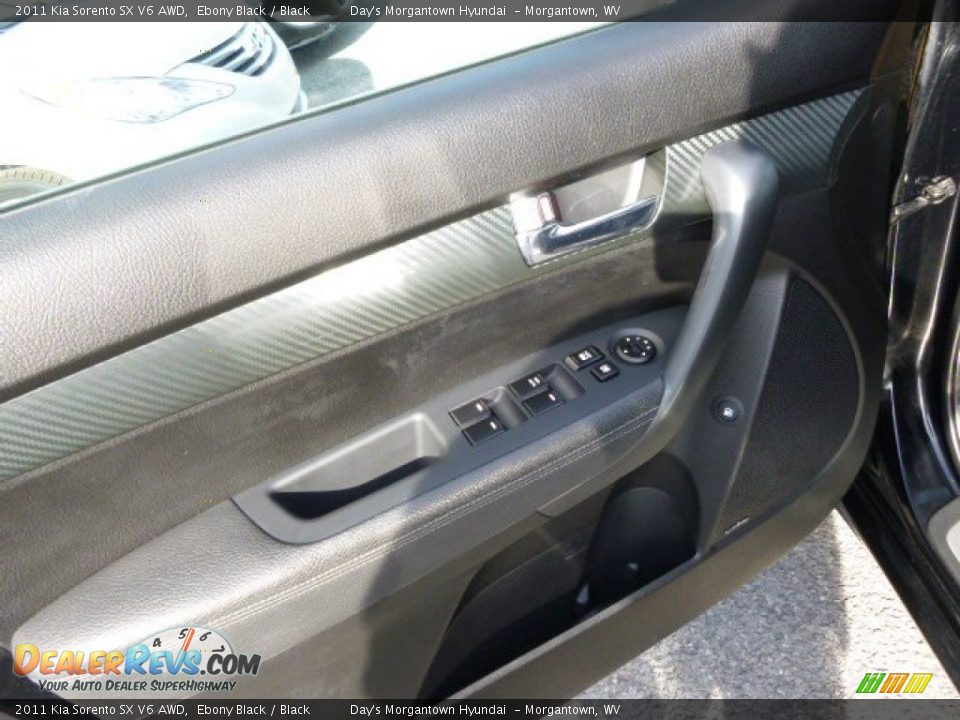 2011 Kia Sorento SX V6 AWD Ebony Black / Black Photo #26