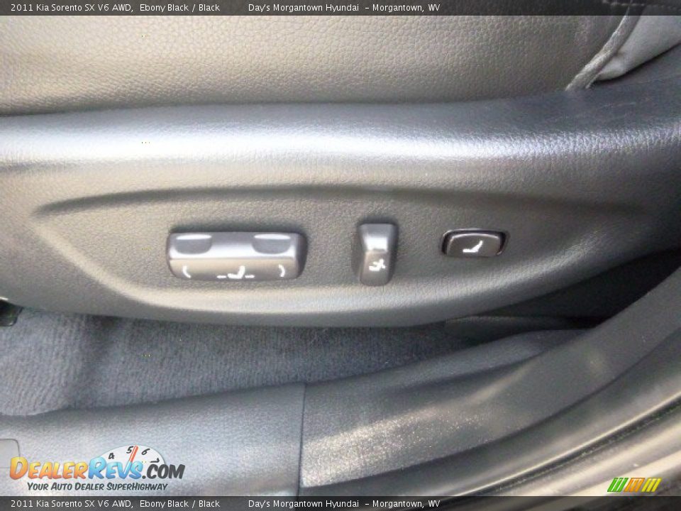 2011 Kia Sorento SX V6 AWD Ebony Black / Black Photo #29