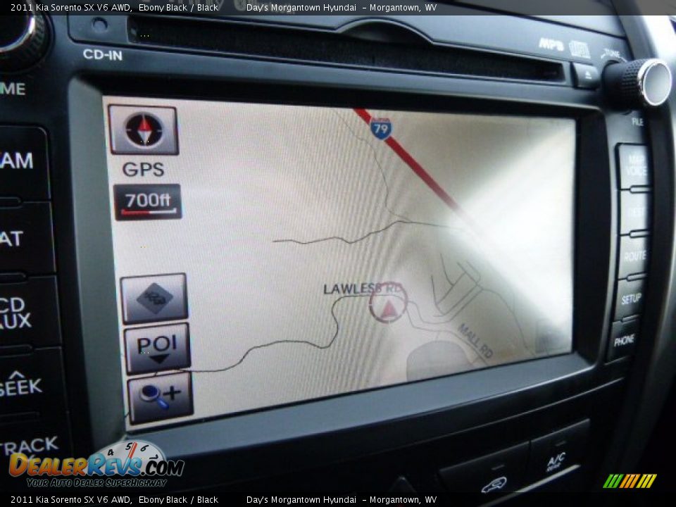 2011 Kia Sorento SX V6 AWD Ebony Black / Black Photo #31