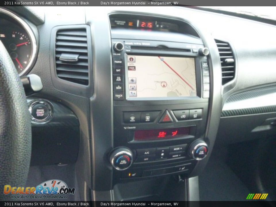 2011 Kia Sorento SX V6 AWD Ebony Black / Black Photo #33
