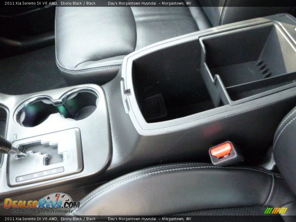 2011 Kia Sorento SX V6 AWD Ebony Black / Black Photo #34