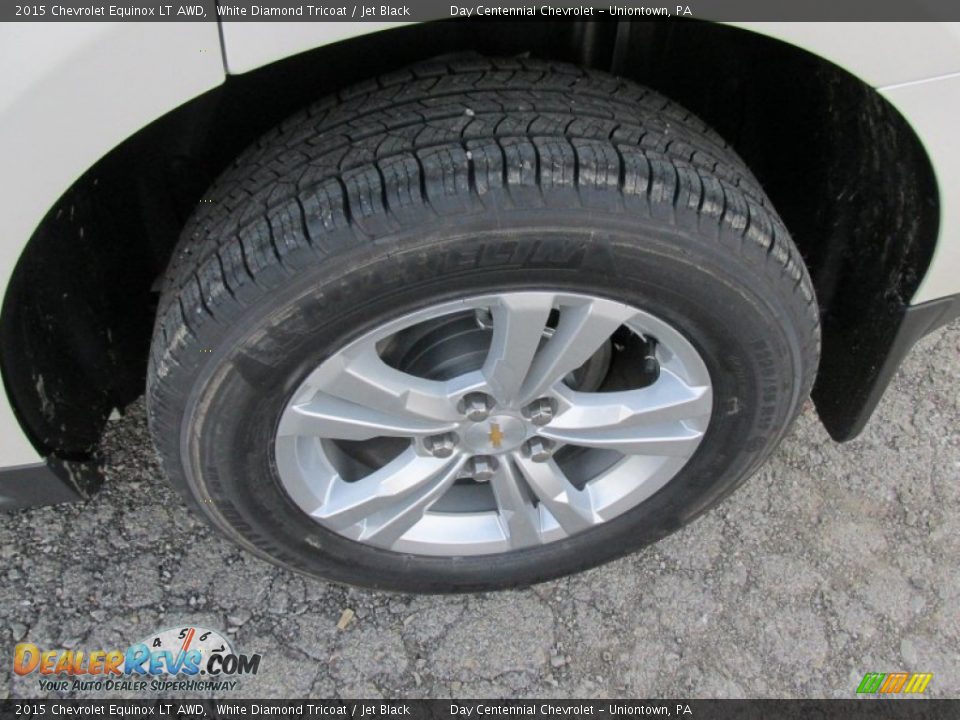 2015 Chevrolet Equinox LT AWD White Diamond Tricoat / Jet Black Photo #3