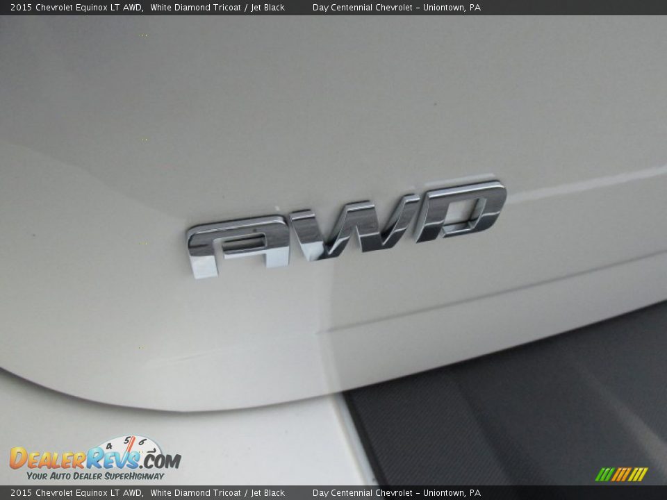2015 Chevrolet Equinox LT AWD White Diamond Tricoat / Jet Black Photo #5