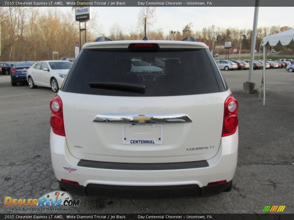 2015 Chevrolet Equinox LT AWD White Diamond Tricoat / Jet Black Photo #6