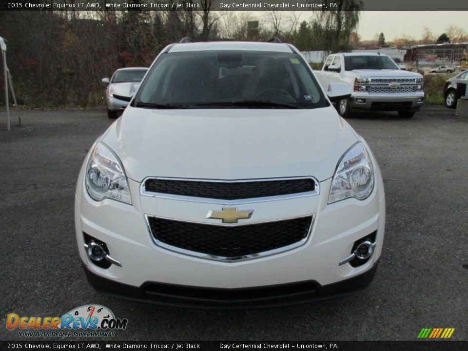 2015 Chevrolet Equinox LT AWD White Diamond Tricoat / Jet Black Photo #10
