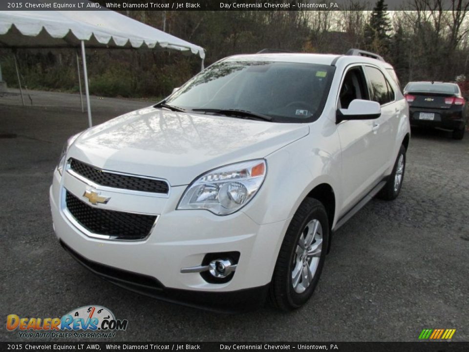2015 Chevrolet Equinox LT AWD White Diamond Tricoat / Jet Black Photo #11