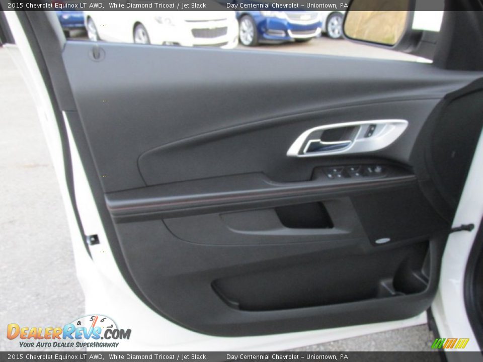 2015 Chevrolet Equinox LT AWD White Diamond Tricoat / Jet Black Photo #12