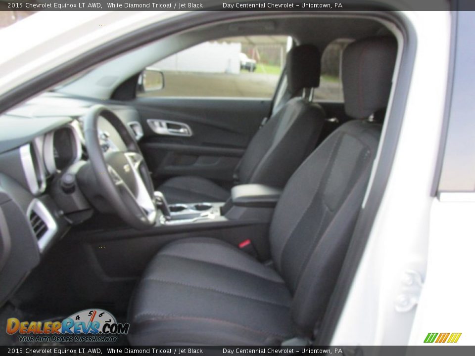 2015 Chevrolet Equinox LT AWD White Diamond Tricoat / Jet Black Photo #13