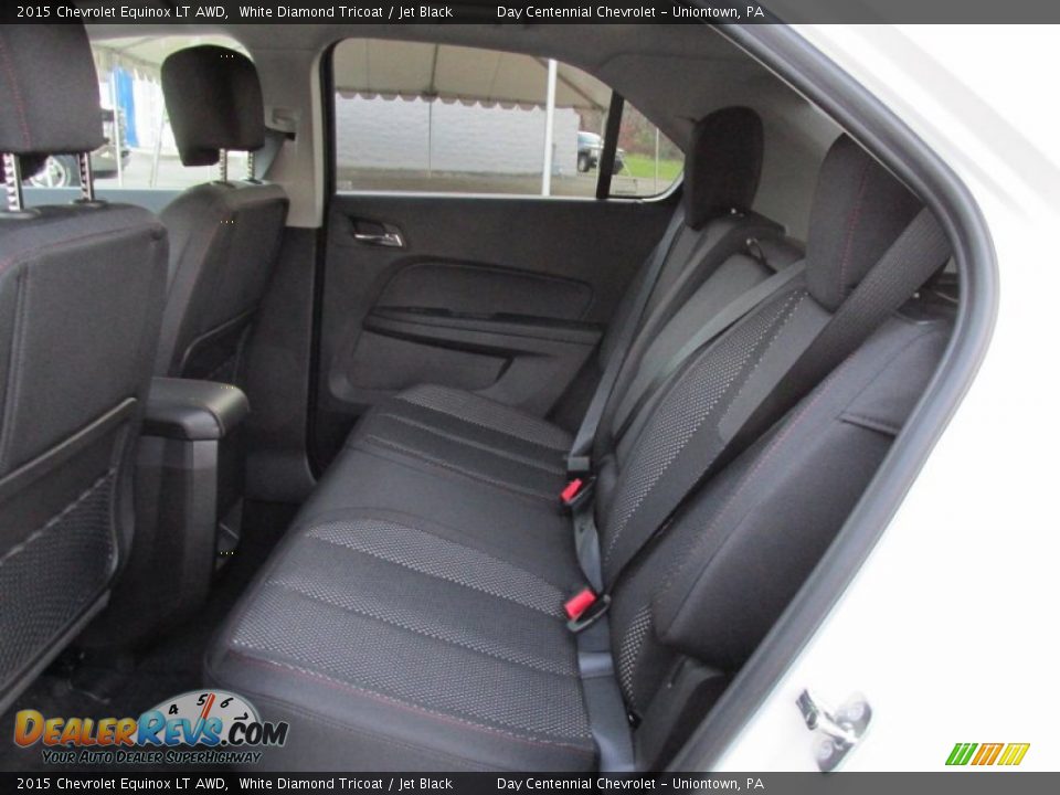 2015 Chevrolet Equinox LT AWD White Diamond Tricoat / Jet Black Photo #14
