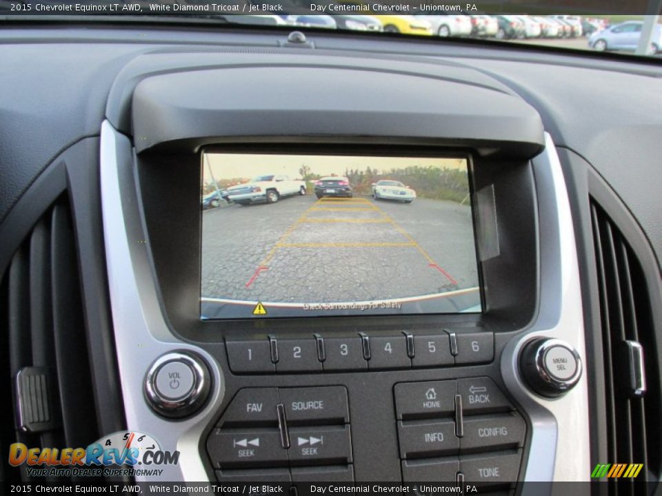 2015 Chevrolet Equinox LT AWD White Diamond Tricoat / Jet Black Photo #18