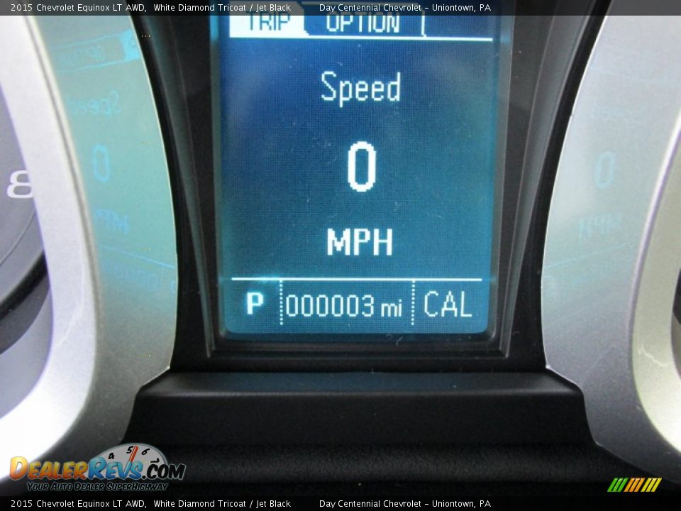 2015 Chevrolet Equinox LT AWD White Diamond Tricoat / Jet Black Photo #20