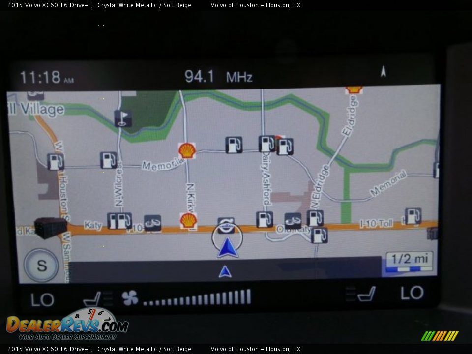 2015 Volvo XC60 T6 Drive-E Crystal White Metallic / Soft Beige Photo #17