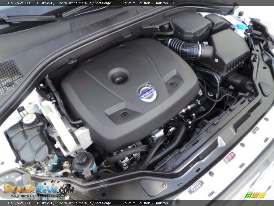 2015 Volvo XC60 T6 Drive-E Crystal White Metallic / Soft Beige Photo #29