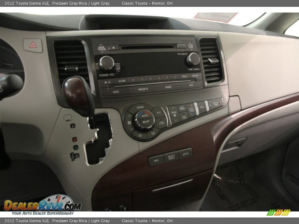 2012 Toyota Sienna XLE Predawn Gray Mica / Light Gray Photo #9