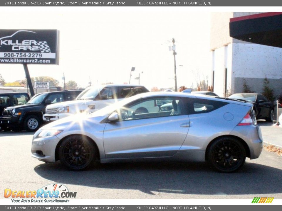 2011 Honda CR-Z EX Sport Hybrid Storm Silver Metallic / Gray Fabric Photo #4