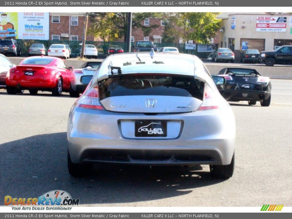 2011 Honda CR-Z EX Sport Hybrid Storm Silver Metallic / Gray Fabric Photo #6