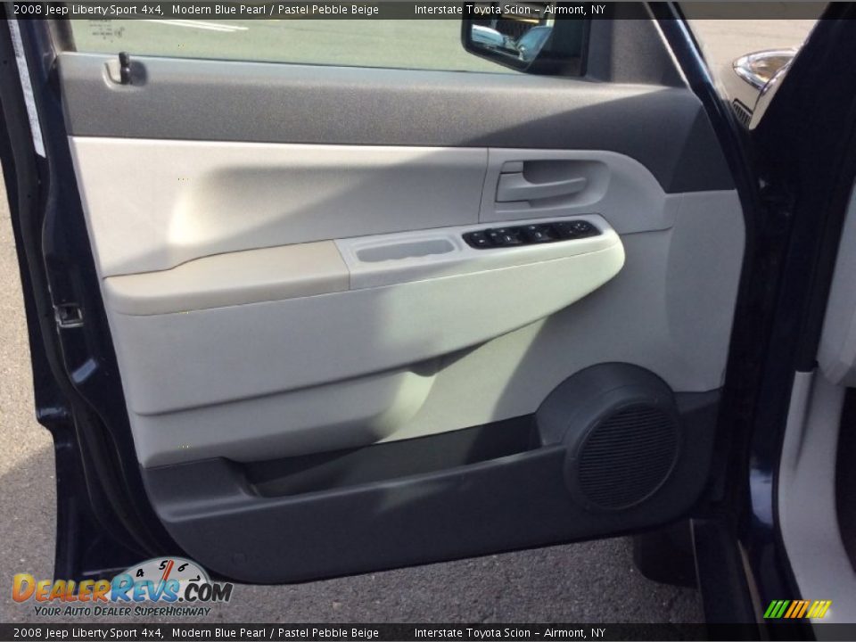 2008 Jeep Liberty Sport 4x4 Modern Blue Pearl / Pastel Pebble Beige Photo #7