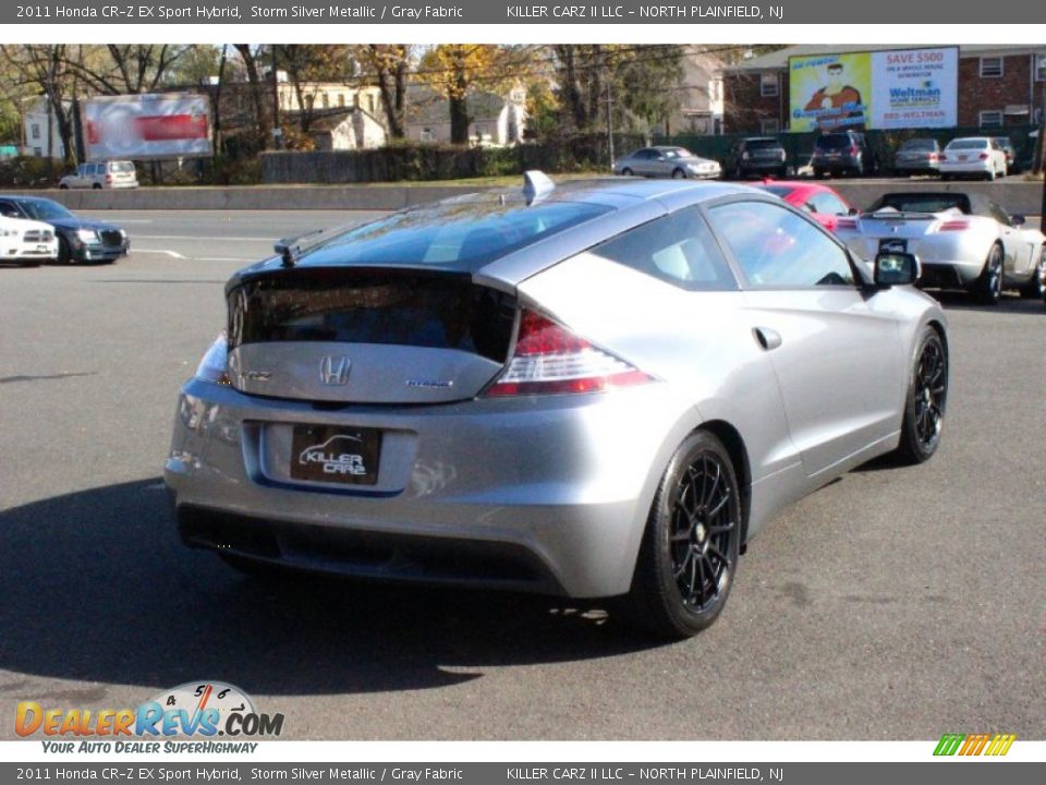 2011 Honda CR-Z EX Sport Hybrid Storm Silver Metallic / Gray Fabric Photo #7