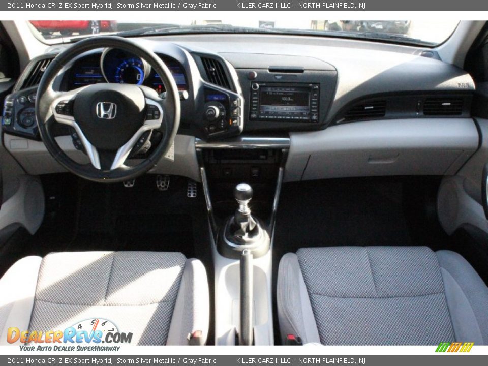 2011 Honda CR-Z EX Sport Hybrid Storm Silver Metallic / Gray Fabric Photo #8