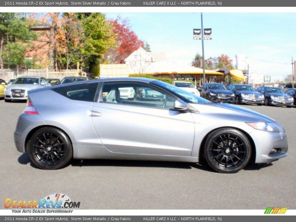 2011 Honda CR-Z EX Sport Hybrid Storm Silver Metallic / Gray Fabric Photo #10