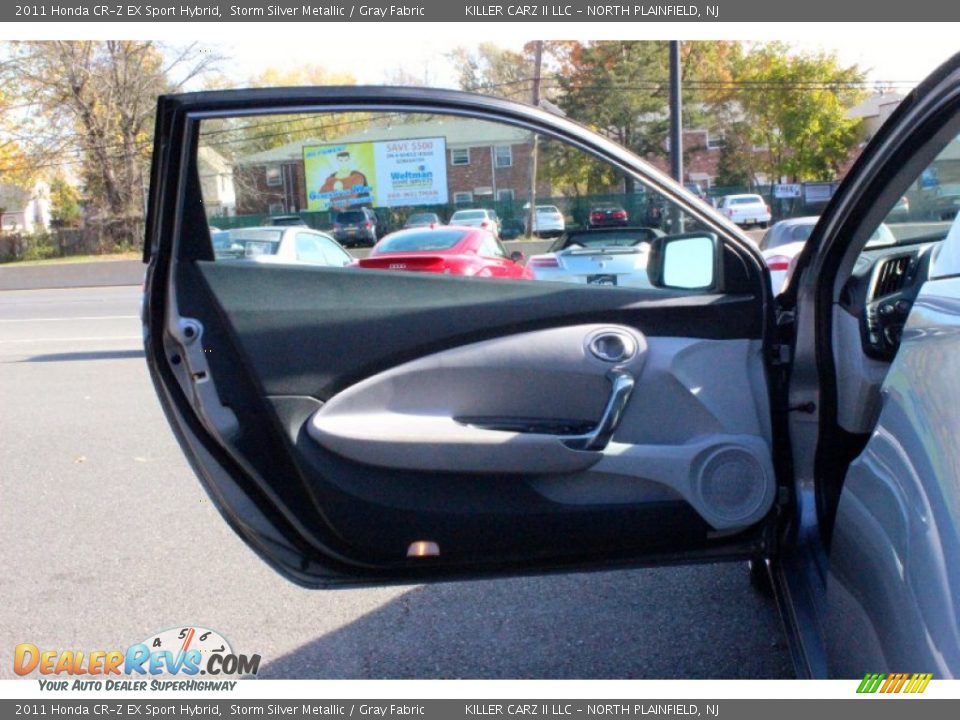 2011 Honda CR-Z EX Sport Hybrid Storm Silver Metallic / Gray Fabric Photo #11