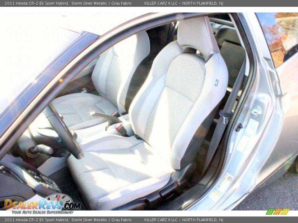 2011 Honda CR-Z EX Sport Hybrid Storm Silver Metallic / Gray Fabric Photo #14