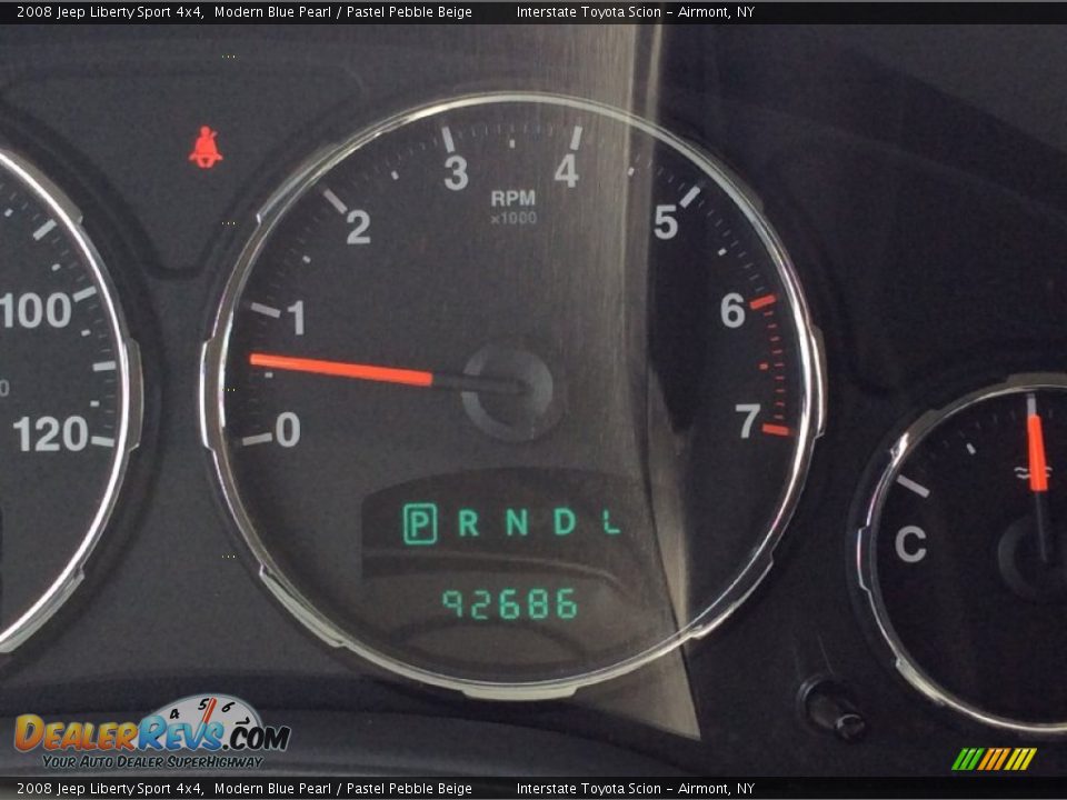 2008 Jeep Liberty Sport 4x4 Modern Blue Pearl / Pastel Pebble Beige Photo #14