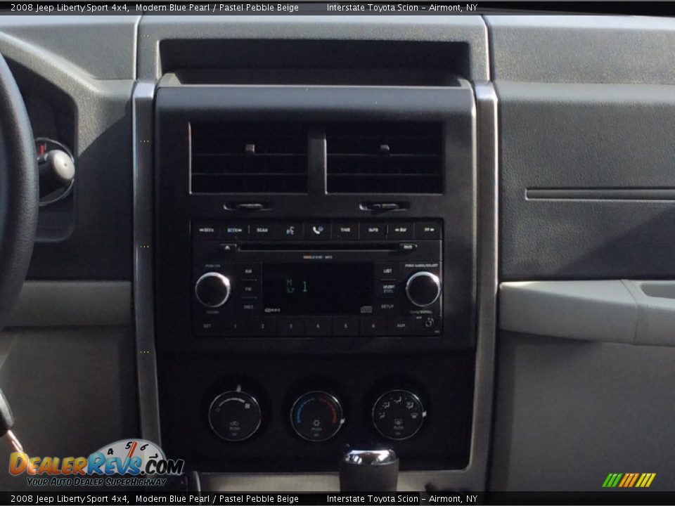 2008 Jeep Liberty Sport 4x4 Modern Blue Pearl / Pastel Pebble Beige Photo #15