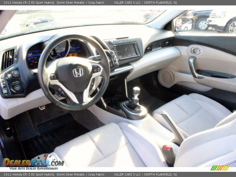 2011 Honda CR-Z EX Sport Hybrid Storm Silver Metallic / Gray Fabric Photo #15