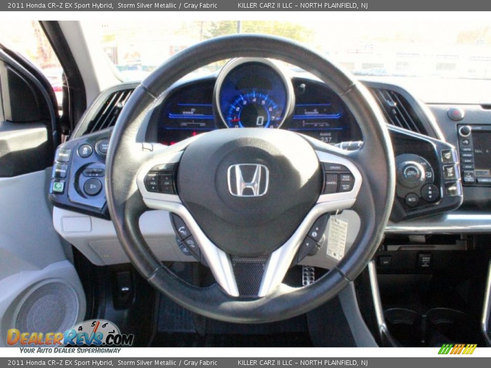 2011 Honda CR-Z EX Sport Hybrid Storm Silver Metallic / Gray Fabric Photo #16