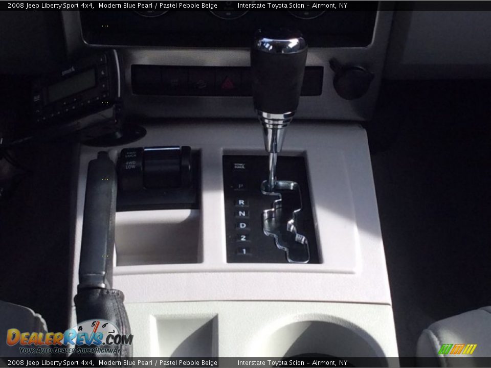 2008 Jeep Liberty Sport 4x4 Modern Blue Pearl / Pastel Pebble Beige Photo #16