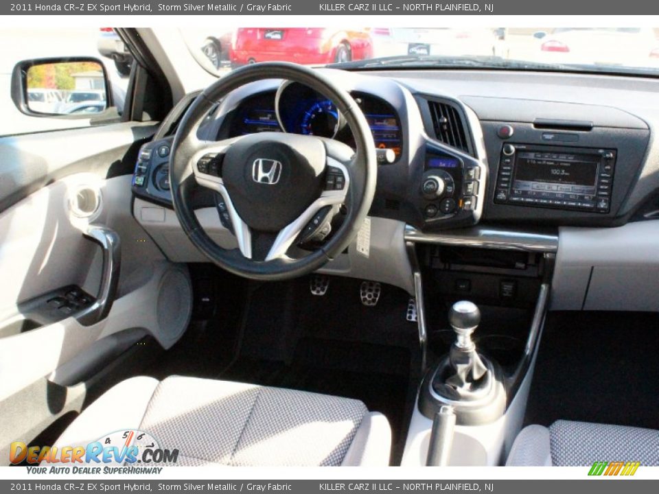 2011 Honda CR-Z EX Sport Hybrid Storm Silver Metallic / Gray Fabric Photo #17