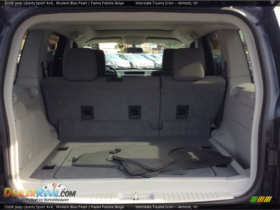 2008 Jeep Liberty Sport 4x4 Modern Blue Pearl / Pastel Pebble Beige Photo #18