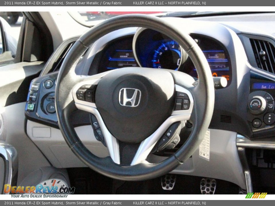 2011 Honda CR-Z EX Sport Hybrid Storm Silver Metallic / Gray Fabric Photo #18