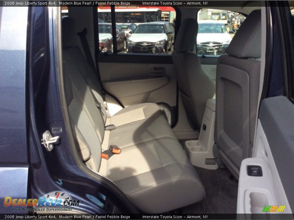 2008 Jeep Liberty Sport 4x4 Modern Blue Pearl / Pastel Pebble Beige Photo #19