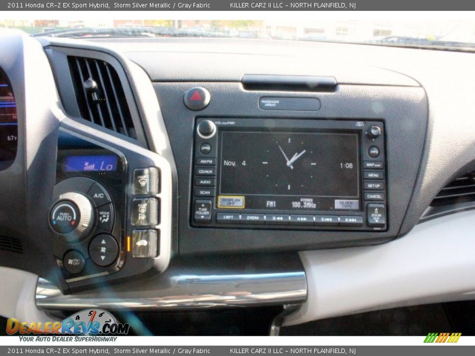 2011 Honda CR-Z EX Sport Hybrid Storm Silver Metallic / Gray Fabric Photo #19
