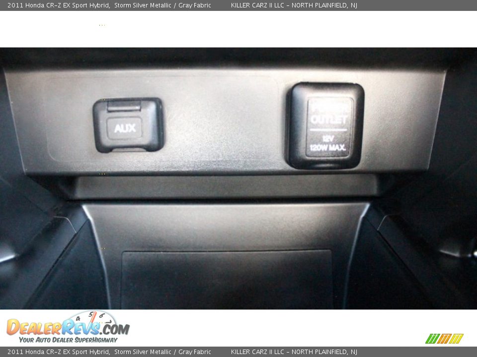 2011 Honda CR-Z EX Sport Hybrid Storm Silver Metallic / Gray Fabric Photo #24