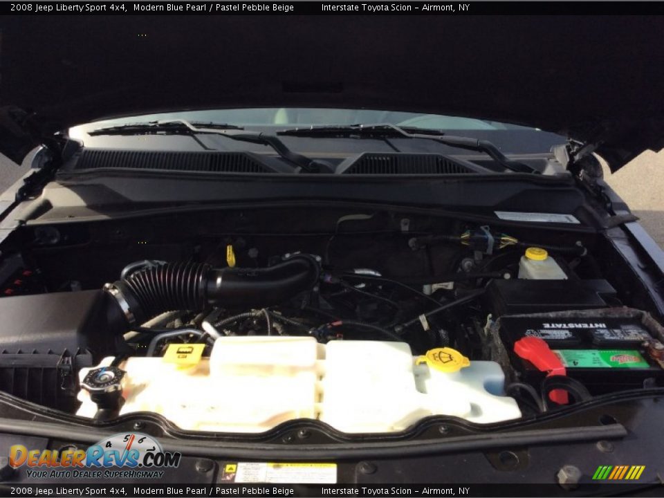 2008 Jeep Liberty Sport 4x4 Modern Blue Pearl / Pastel Pebble Beige Photo #24