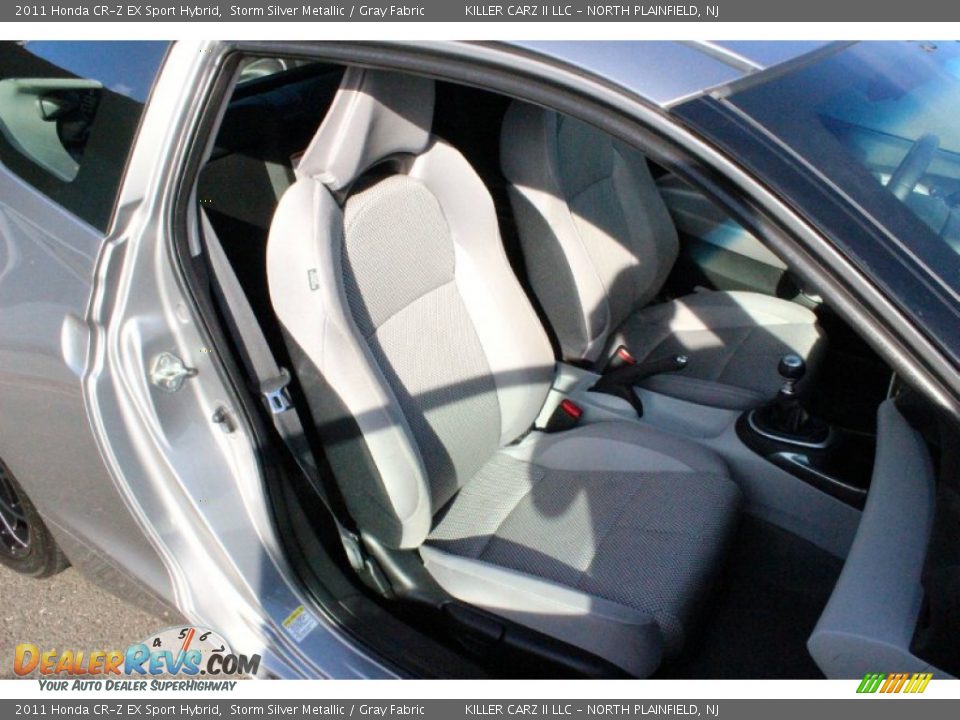 2011 Honda CR-Z EX Sport Hybrid Storm Silver Metallic / Gray Fabric Photo #25