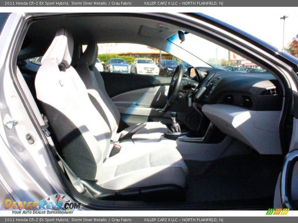 2011 Honda CR-Z EX Sport Hybrid Storm Silver Metallic / Gray Fabric Photo #26
