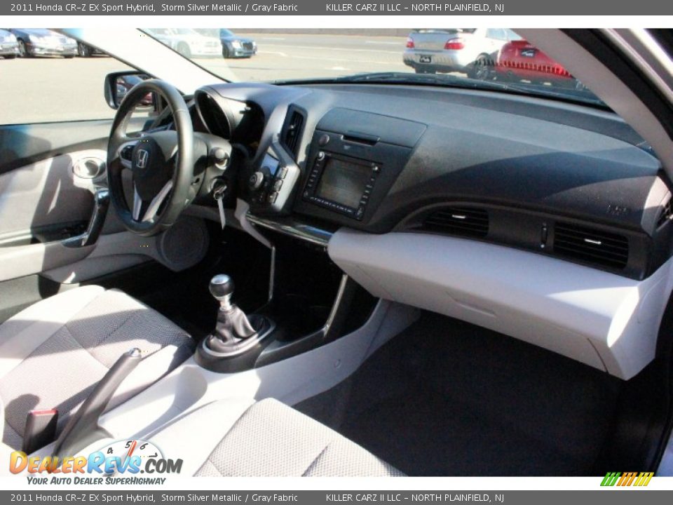 2011 Honda CR-Z EX Sport Hybrid Storm Silver Metallic / Gray Fabric Photo #27