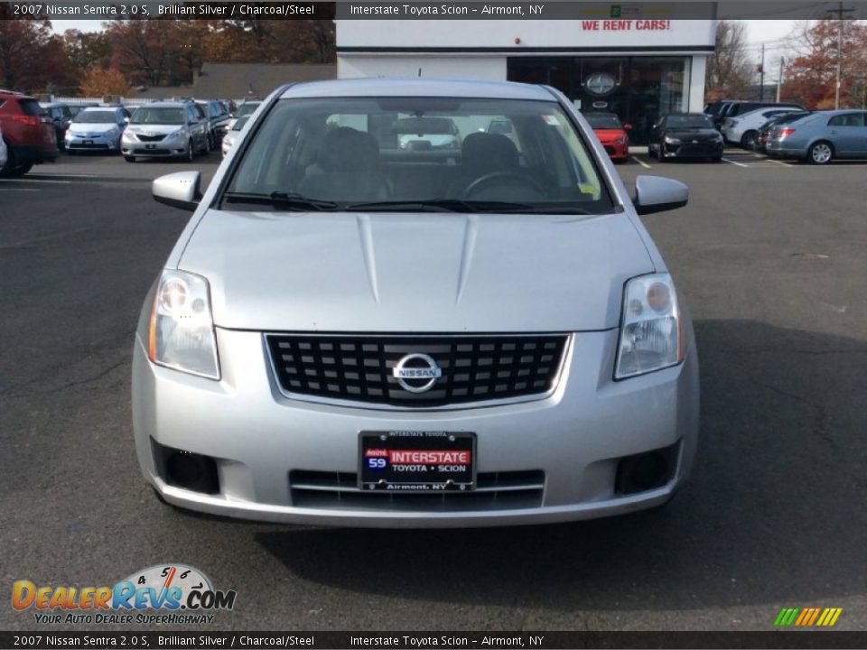 2007 Nissan Sentra 2.0 S Brilliant Silver / Charcoal/Steel Photo #2