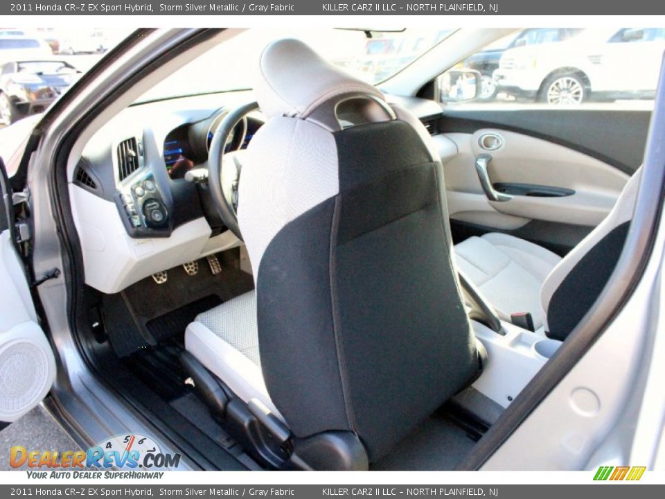 2011 Honda CR-Z EX Sport Hybrid Storm Silver Metallic / Gray Fabric Photo #28