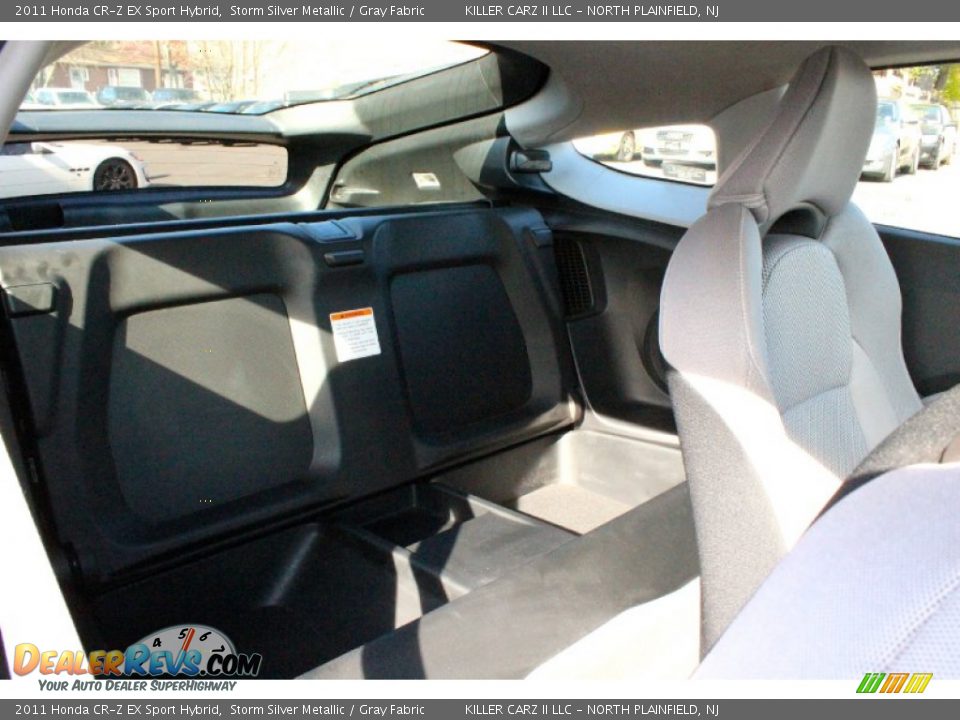 2011 Honda CR-Z EX Sport Hybrid Storm Silver Metallic / Gray Fabric Photo #29