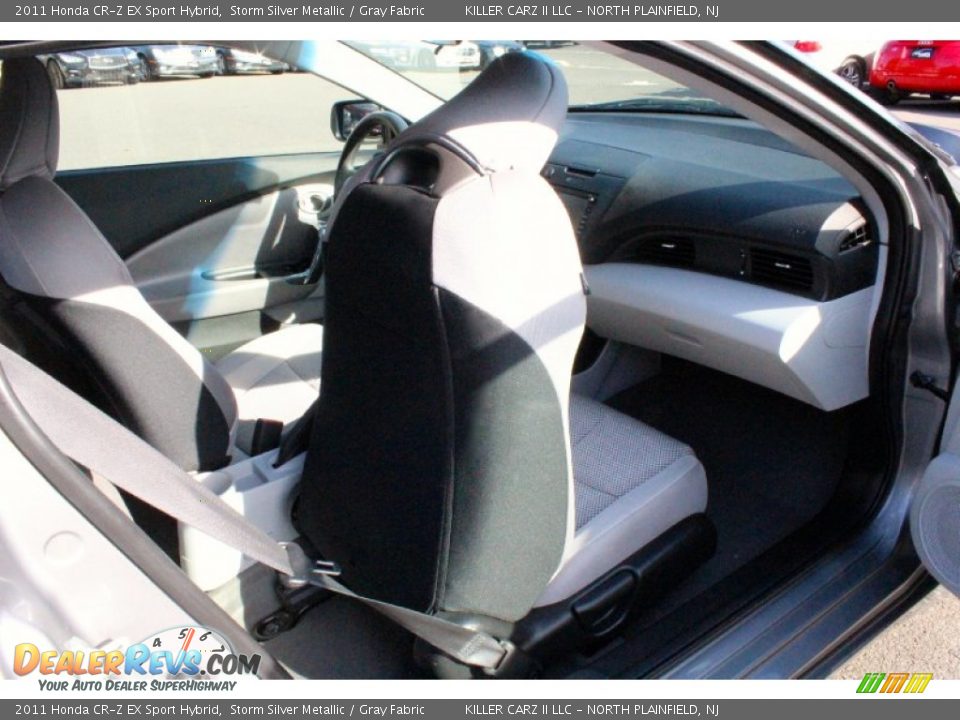 2011 Honda CR-Z EX Sport Hybrid Storm Silver Metallic / Gray Fabric Photo #30