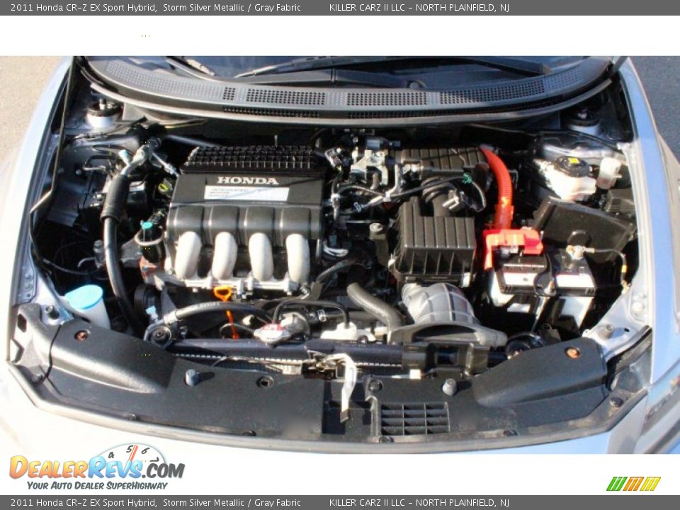 2011 Honda CR-Z EX Sport Hybrid Storm Silver Metallic / Gray Fabric Photo #31